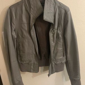 Cute pleather jacket